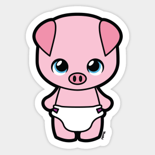 Year of the Pig Tooniefied Sticker